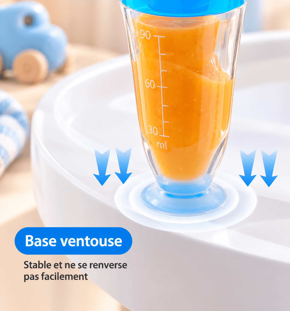 Biberon Cuillère Distributeur pour Bébé - Silicone 90ml - Sans BPA