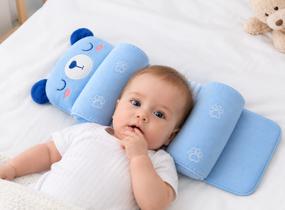 Coussin Ergonomique de Maintien et Anti-Tête Plate pour Bébé
