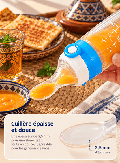 Biberon Cuillère Distributeur pour Bébé - Silicone 90ml - Sans BPA