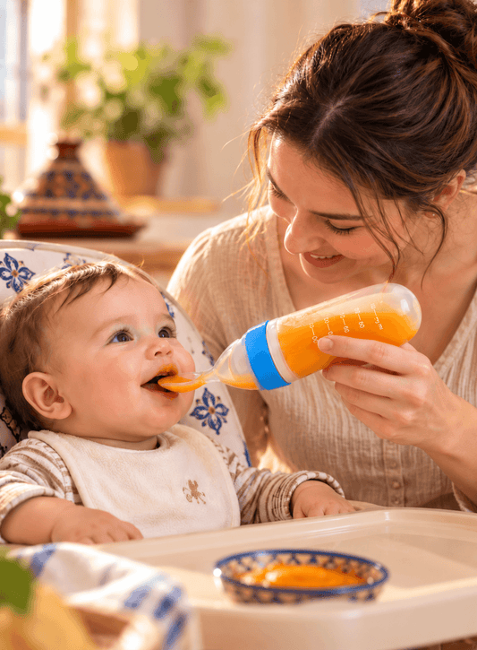 Biberon Cuillère Distributeur pour Bébé - Silicone 90ml - Sans BPA